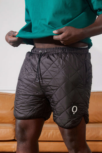 Black otỌto Quilted Shorts