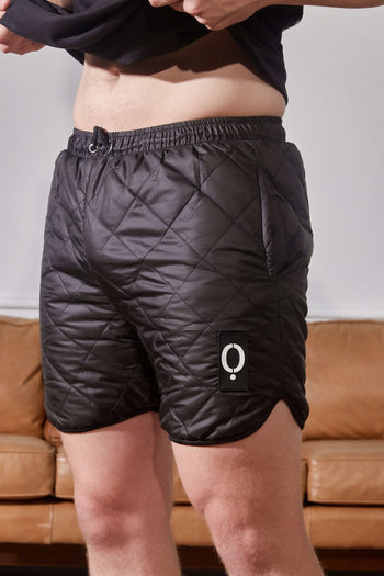 Black otỌto Quilted Shorts