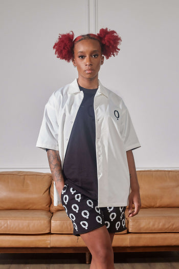 White Baffs Oversized Button Down