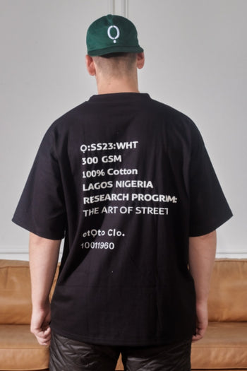 Black otỌto Definition Oversized T-Shirt