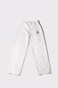 White Baffs Trousers Pants