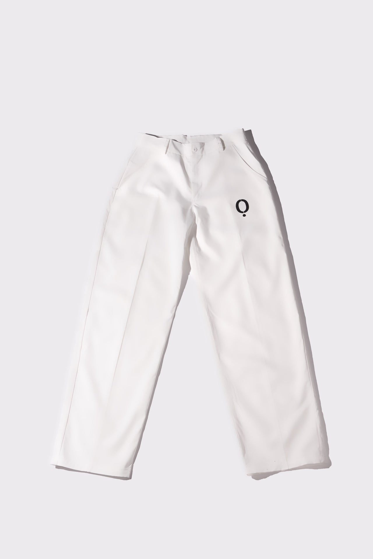 White Baffs Trousers Pants