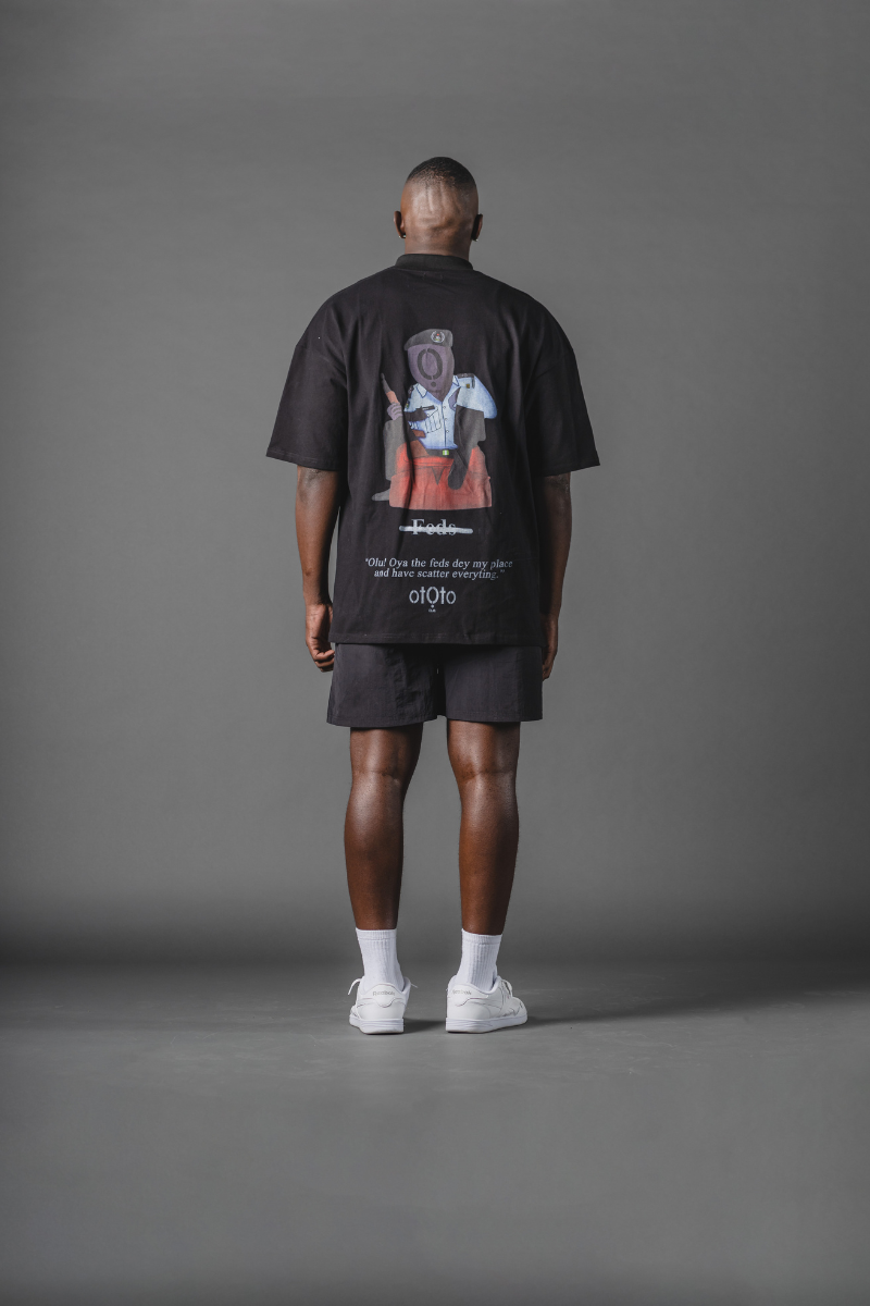 otỌto Feds Men Oversized T-Shirt